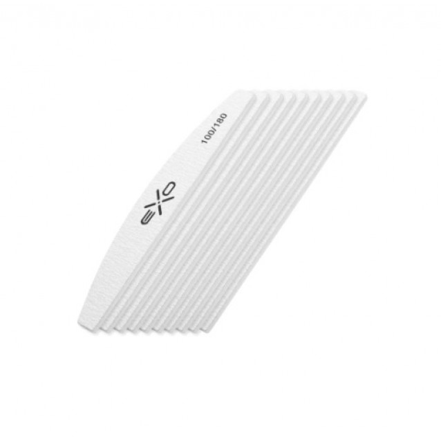 Dildė nagams pusmėnulis zebra 100/180 10vnt