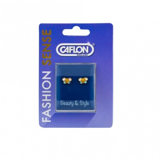 Caflon Fashion auskarai drugelis Rock spalva 