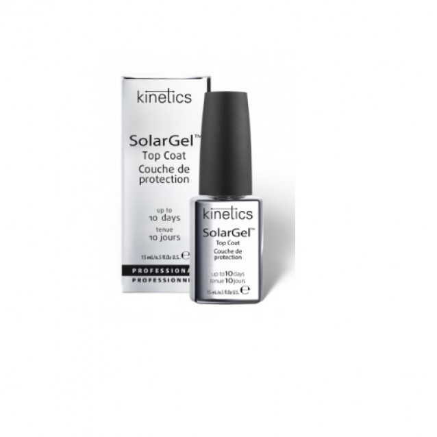 Viršutinis nagų lako sluoksnis Kinetics SolarGel Top Coat 15 ml