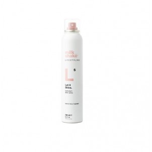 Milk shake LET IT SHINE minkštinamasis ir žvilgesio suteikiantis purškiklis 200ml